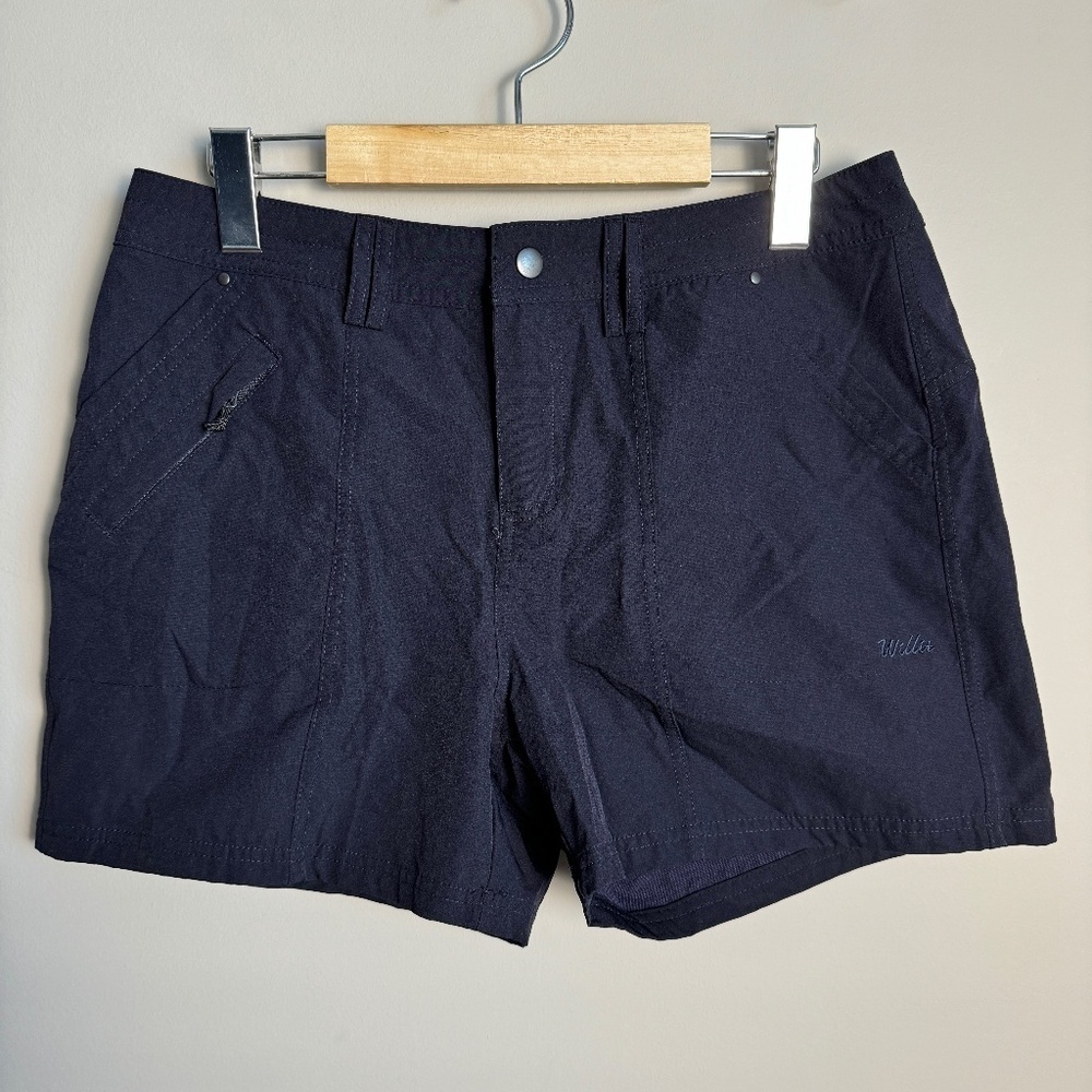 WILLIT Women's Casual NYLON Walking Shorts Navy 8 Lightweight‎ Outdoors Hiking
